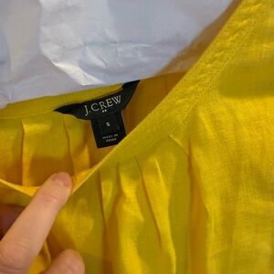 J. Crew Vibrant Yellow Blouse